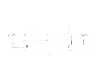 Dimensoes do produto sofa cama b2